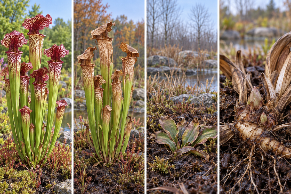 Sarracenia Dormancy and Winter Care