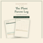Plant Care Journal Printable, Watering Log, Repotting Tracker, Propagation Journal, Houseplant Garden Planner, Plant Parent Gift PDF