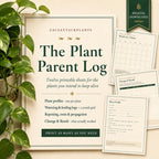 Plant Care Journal Printable, Watering Log, Repotting Tracker, Propagation Journal, Houseplant Garden Planner, Plant Parent Gift PDF